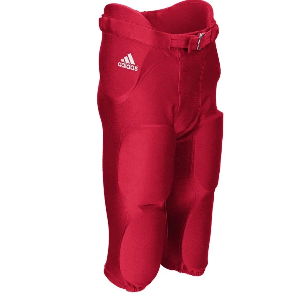 NWT Adidas 690PA Integrated Pad Football Pants Adult Small Power Red A58731